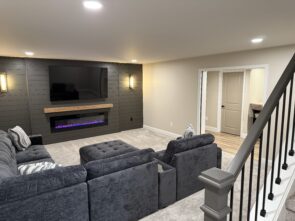 basement remodel in Sewell, New Jersey