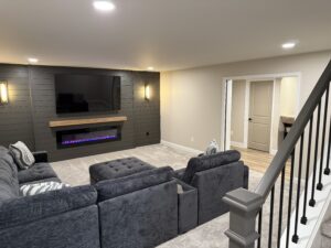 basement remodel in Sewell, New Jersey